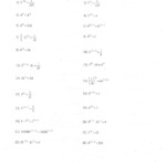 Algebra 2 Solving Quadratic Equations By Factoring Worksheet Answers