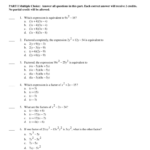 ExamView Factoring Unit Review tst