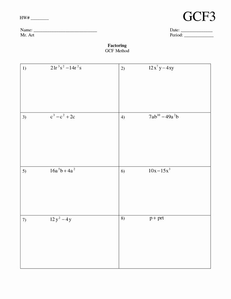 Factoring By Grouping Worksheet Answers Awesome 13 Best Of Factoring 