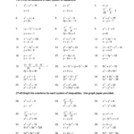 Graphing Quadratic Equations Worksheet Db excel