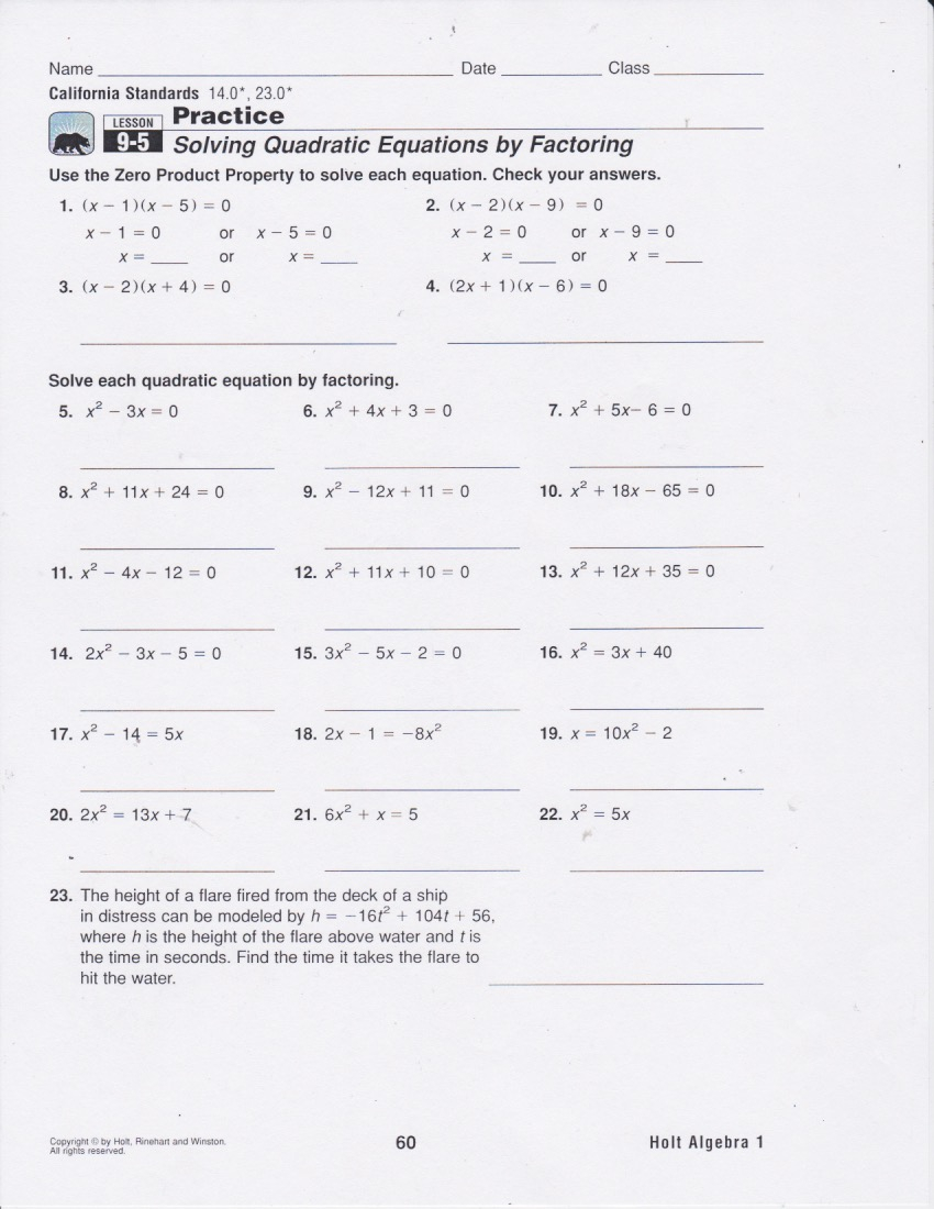 Honors Algebra Today s Work Have A Problem Use Math To Solve It