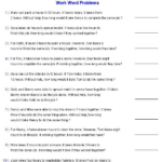 Quadratic Inequalities Worksheet With Answers