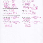 Solving Quadratic Equations Review Answer Key Tessshebaylo