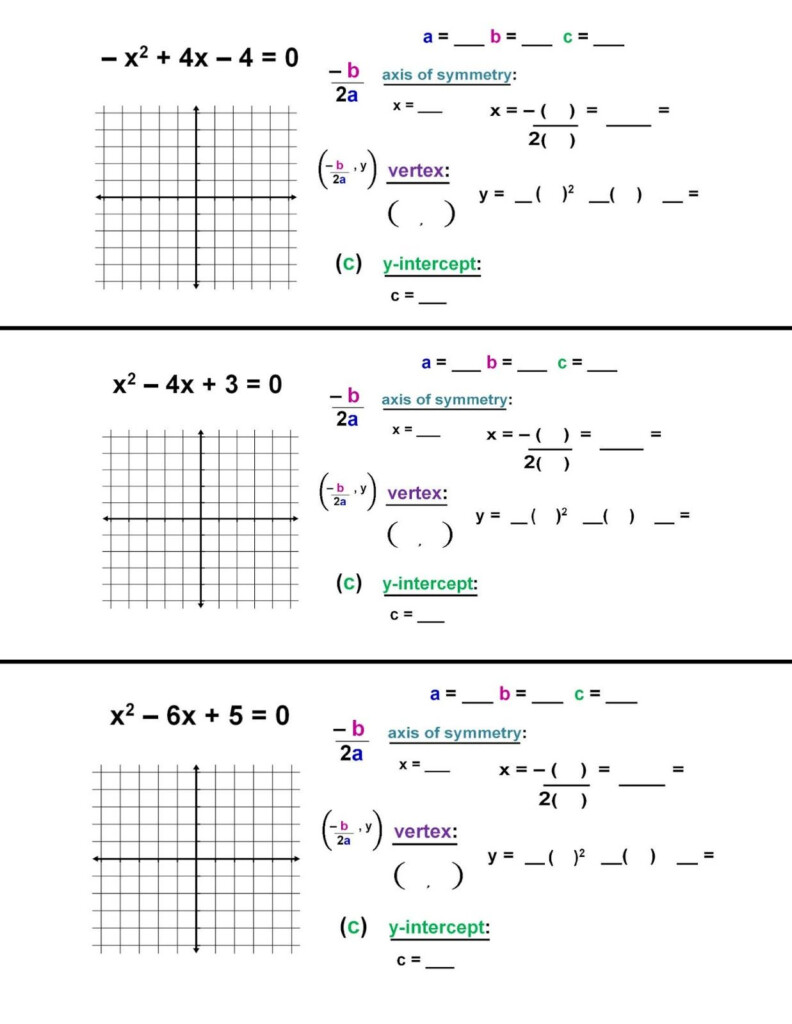 unit 8 quadratic equations homework 1 introduction to quadratics answer key