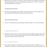 4 Pre Algebra Worksheets FabTemplatez