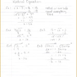 6 Solving Radical Equations Worksheet FabTemplatez