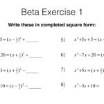 A11b Identifying Turning Points Of Quadratic Functions By Completing