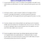 Algebra 2 Worksheets Systems Of Equations And Inequalities Worksheets