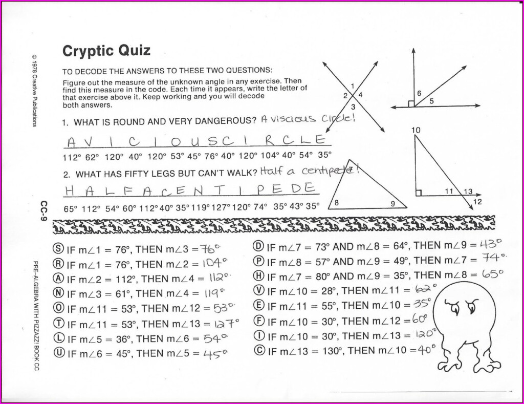 Algebra Worksheet Section 105 Answers