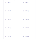 Factor The Common Factor Out Of Each Expression Worksheet Answers Algebra 1