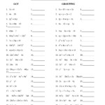 Factoring By Grouping Worksheet Coloring Pages And Worksheet