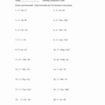 Factoring Polynomials Worksheet Answers Unique 11 Best Of Factoring