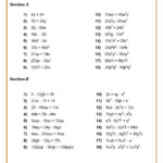 Foil Math Worksheets Printable Learning How To Read