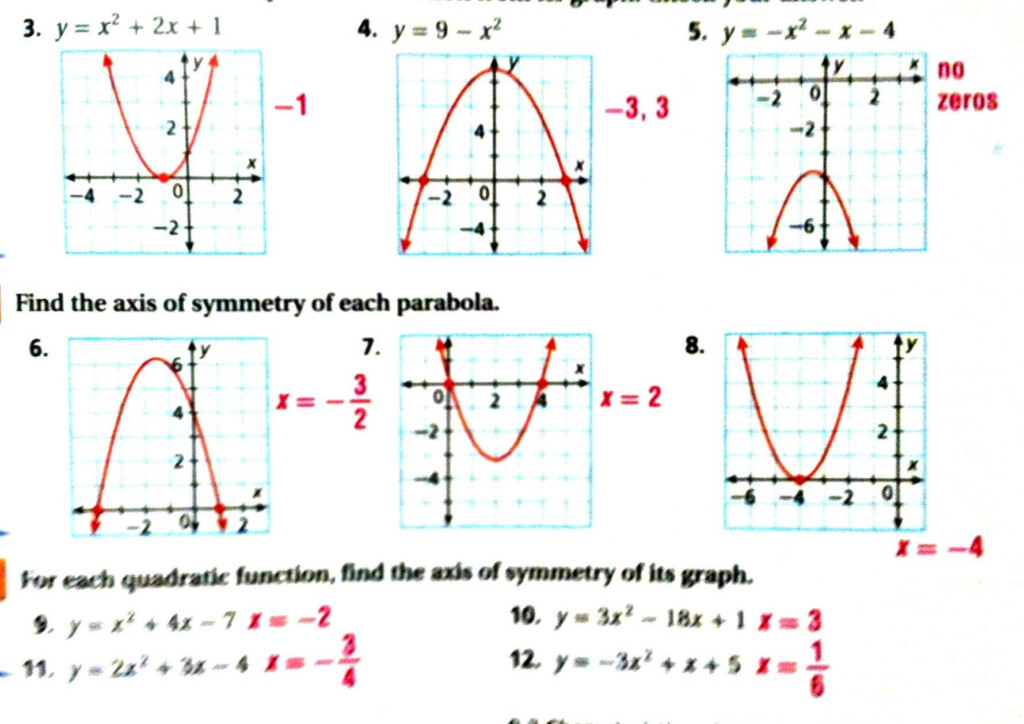 General Domain And Range Worksheet Algebra 1 DomainAnd Proposal