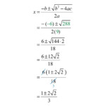 Guidelines For Solving Quadratic Equations And Applications Db excel