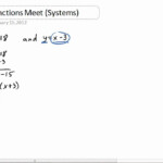 How To Solve Systems Of Linear And Quadratic Equations Using