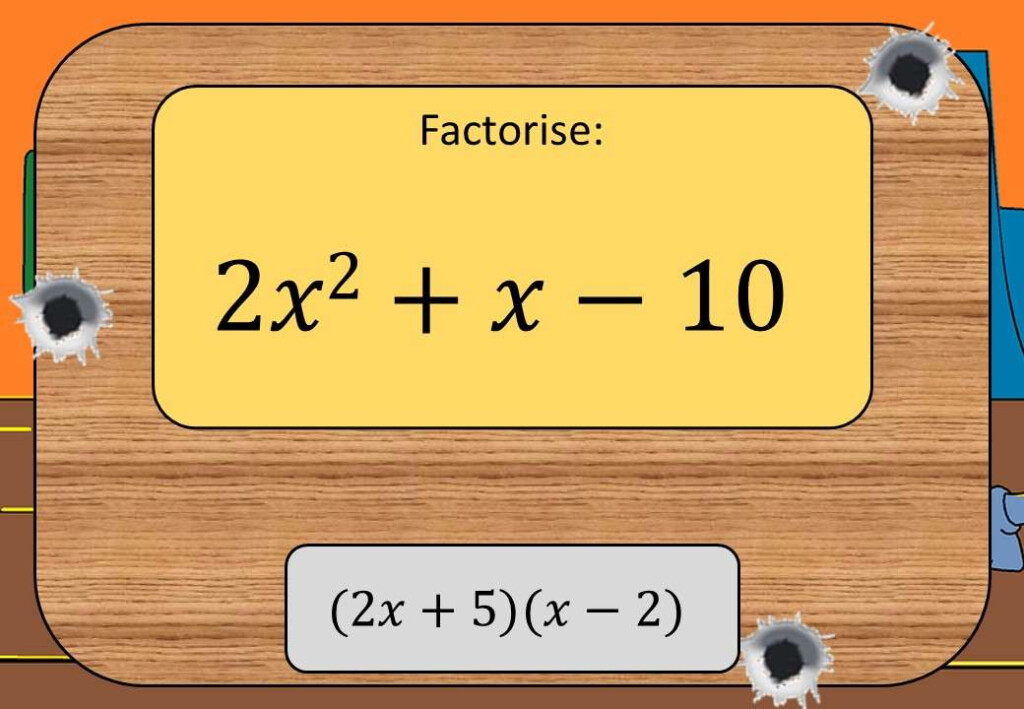 Quadratic Factorisation With Coefficients Go Teach Maths 