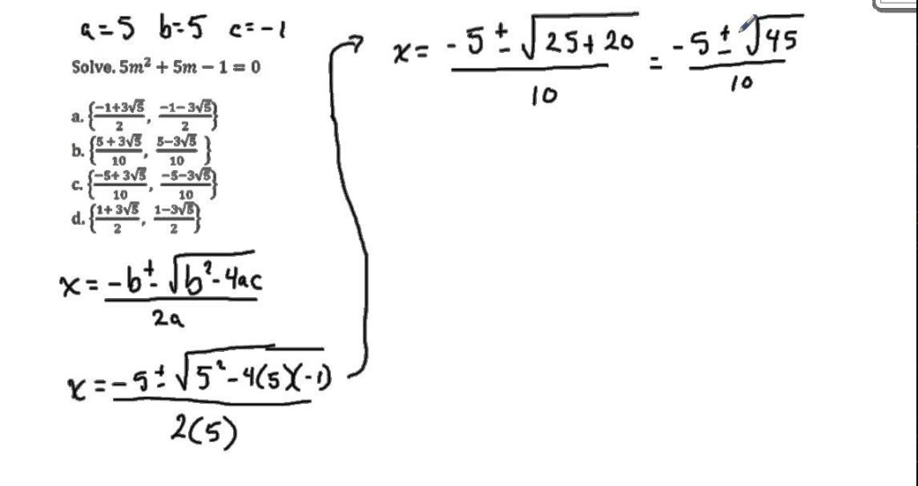 Solve Quadratic Equation With Irrational Roots YouTube