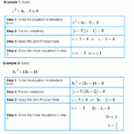 Solving Quadratic Equations