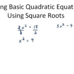 Solving Quadratic Equations With Square Roots Tessshebaylo
