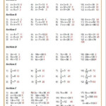 Solving Square Root Equations Worksheet 8th Grade Thekidsworksheet