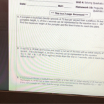 Unit 4 Solving Quadratic Equations Homework 2 Answer Key Tessshebaylo