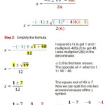 20 Quadratic Formula Worksheet With Answers Simple Template Design