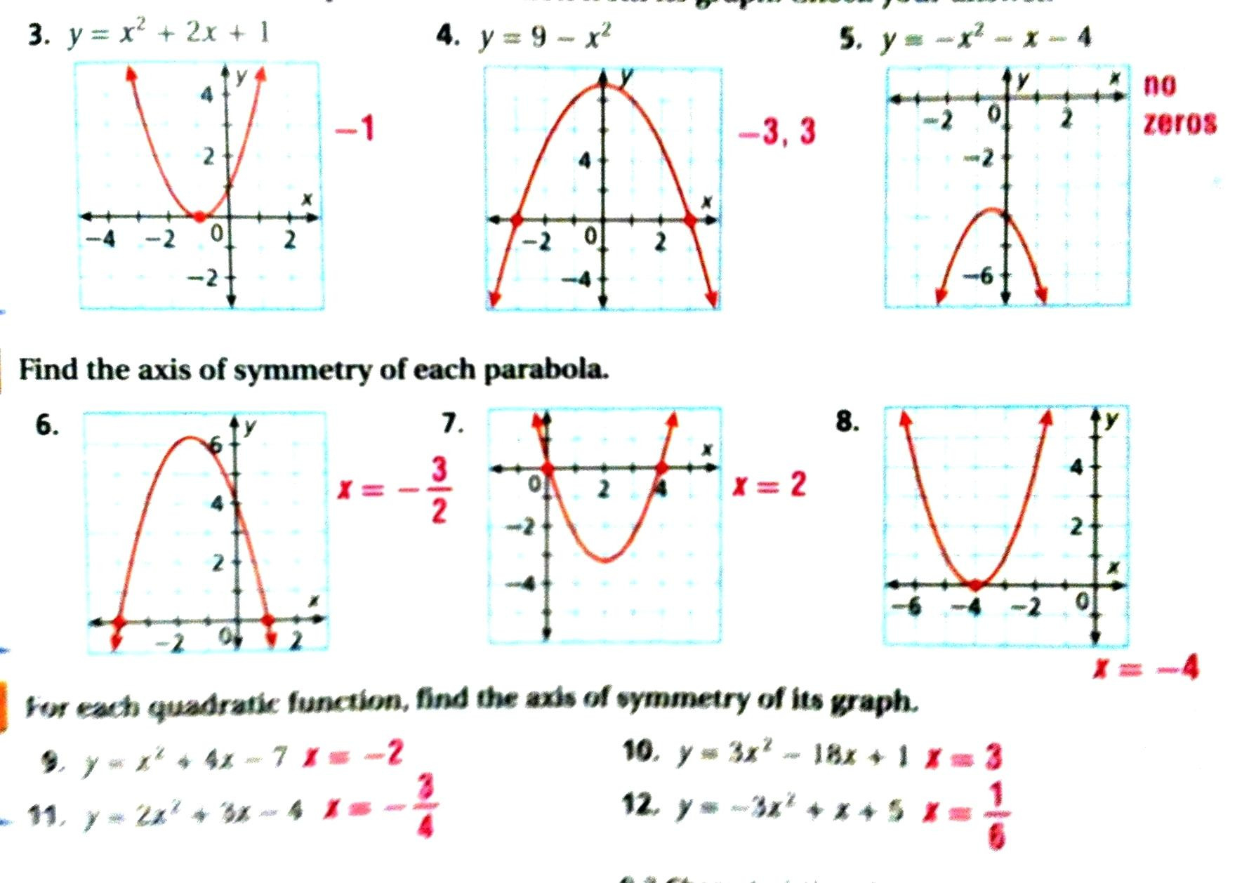 30 Graphing Quadratics Worksheet Answers Education Template 30 Graphing Quadratics Worksheet Answers Education Template