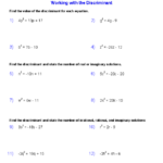 38 Quadratic Formula Worksheet Algebra 2 Worksheet Database