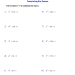 Algebra 1 Worksheets Quadratic Functions Worksheets