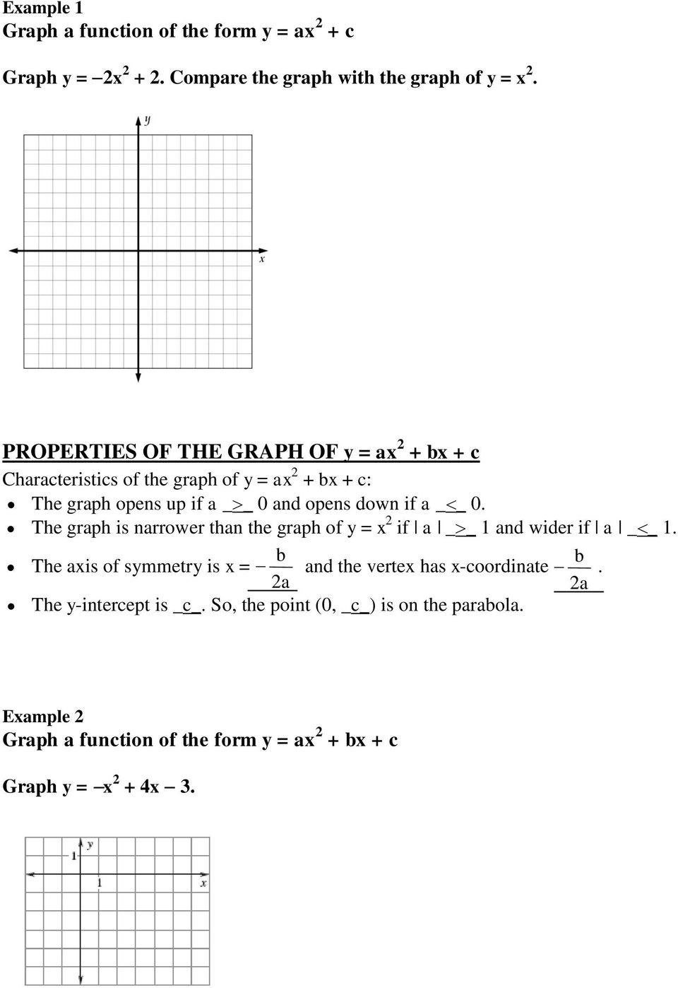 Algebra Review Worksheet Quadratic Functions Mr Lin Answers Function Algebra Review Worksheet Quadratic Functions Mr Lin Answers Function