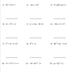 Discriminant Worksheets