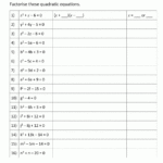 Factoring Quadratic Equations