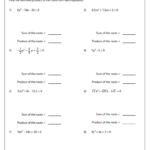 How To Find The Sum And Product Of The Roots