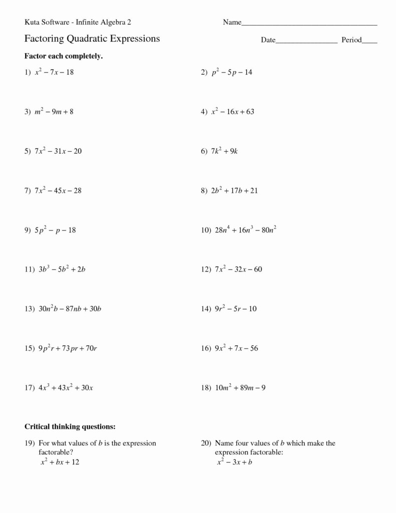 Kuta Software Factors And Zeros Asoftwareb