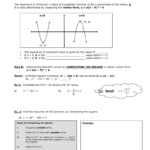 LESSON 2 Maximum Or Minimum Of A Quadratic
