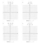 Linear Quadratic Systems Worksheet 1 Worksheet