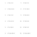 Solving Quadratic Equations Review Worksheet Pdf Equations Worksheets